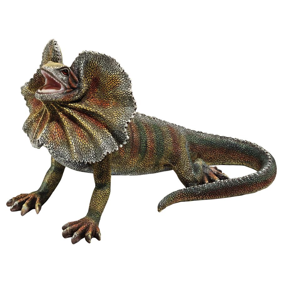 Frilled-Neck Lizard Statue