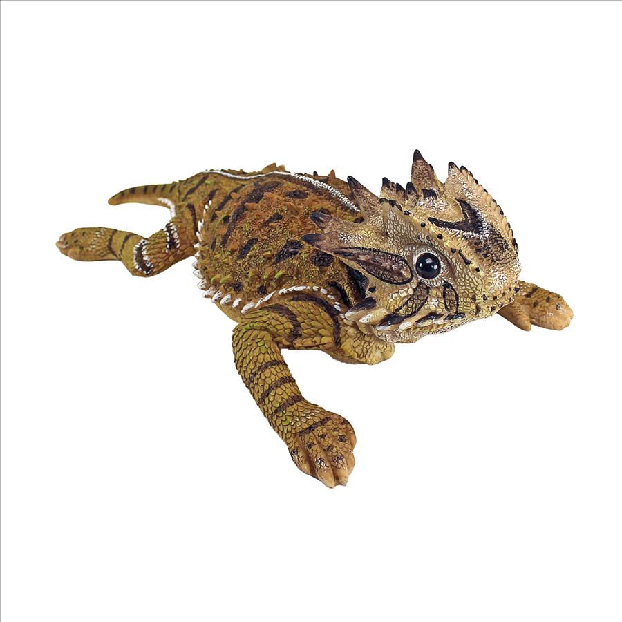 Horny Toad Lizard Statue