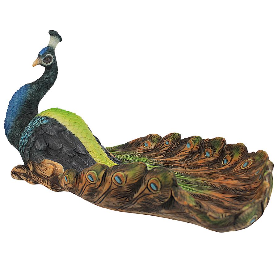 The Pleasing Peacock Sculptural Dish