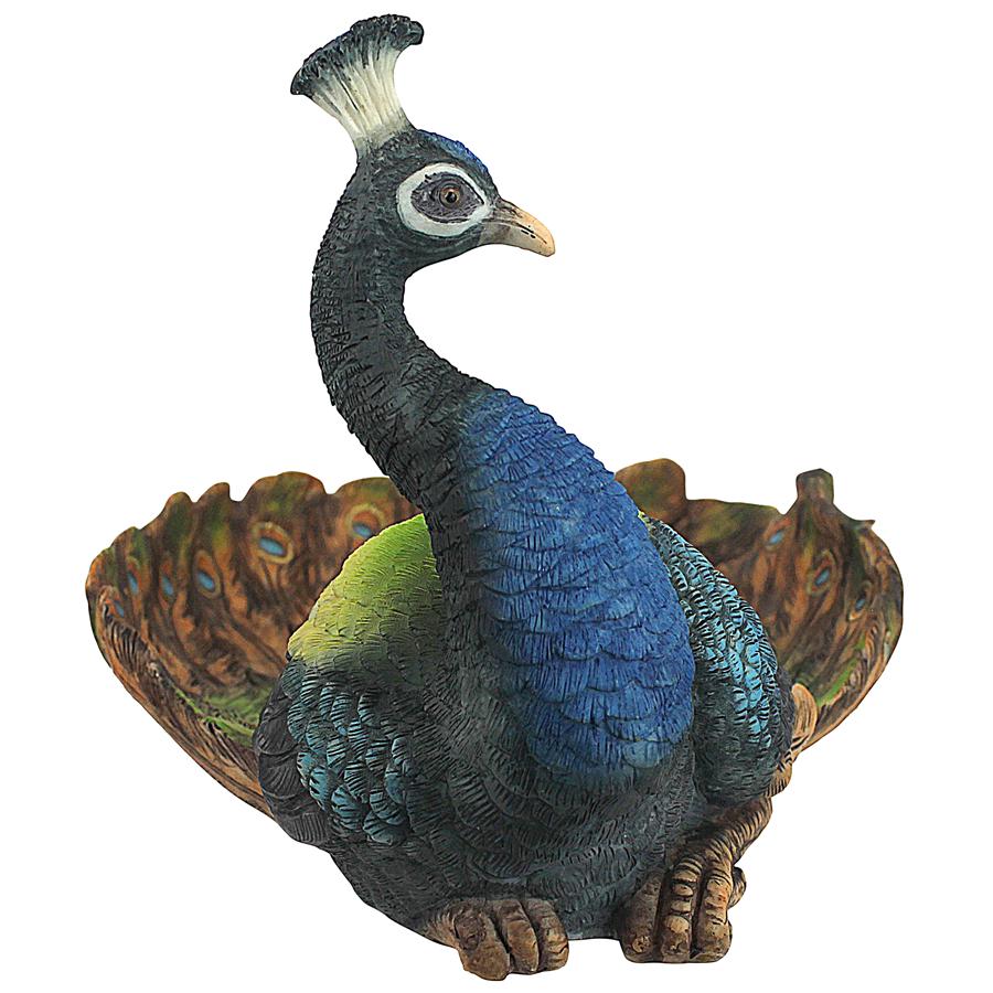 The Pleasing Peacock Sculptural Dish