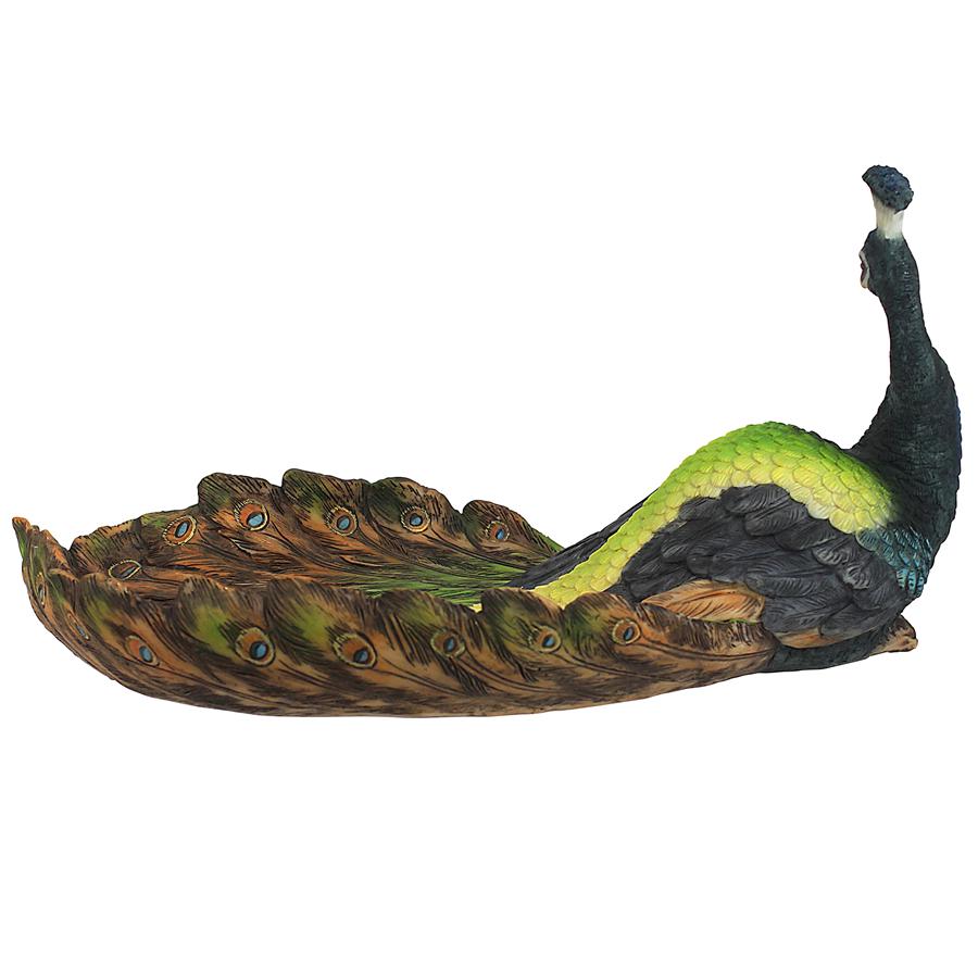 The Pleasing Peacock Sculptural Dish