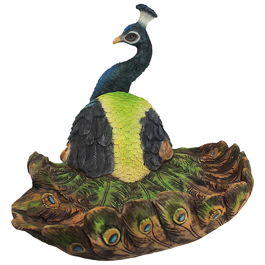 The Pleasing Peacock Sculptural Dish