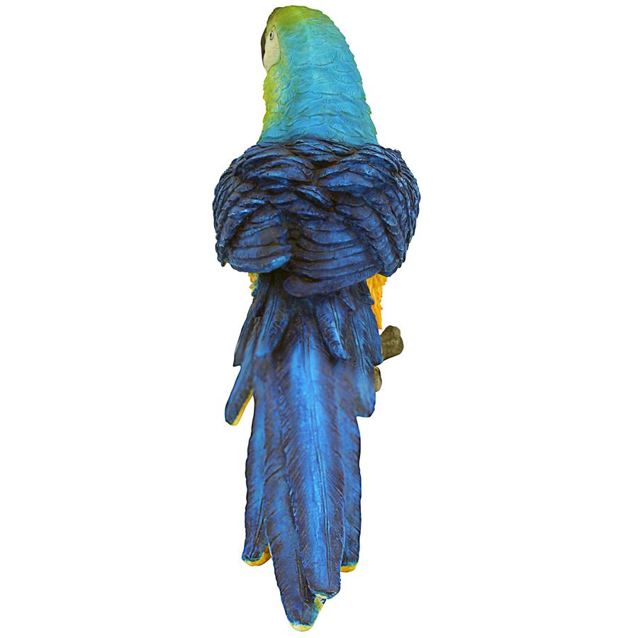 Mortimer the Macaw Tropical Parrot Statue