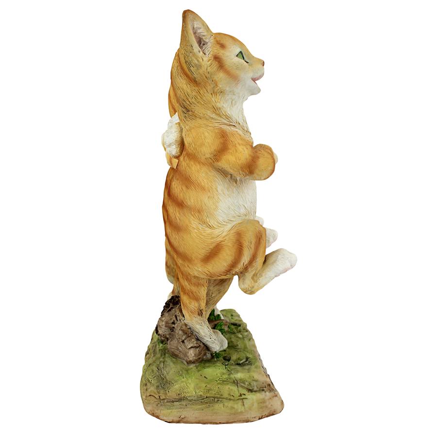 Chorus Line of Cats Garden Welcome Sign Statue