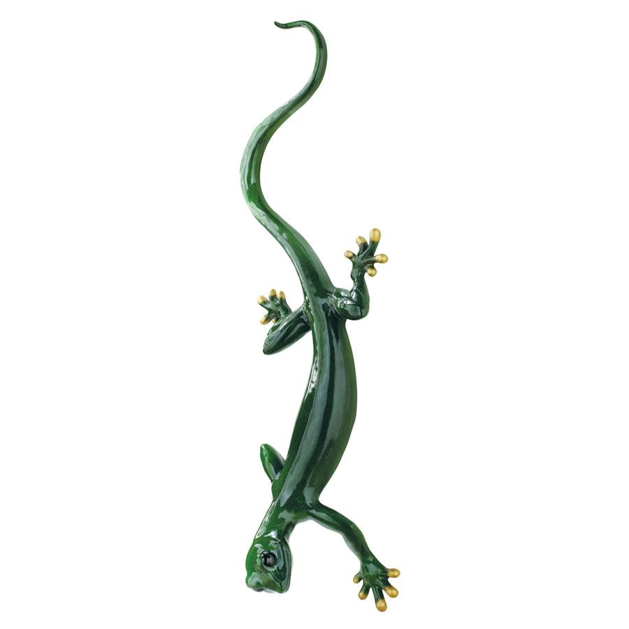Giant Garden Gecko Lizard Statue