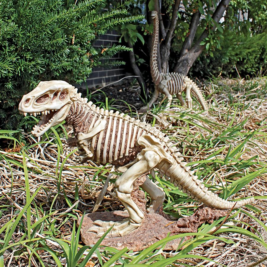 Bad to the Bone, Jurassic T-Rex Raptor Dinosaur Statue