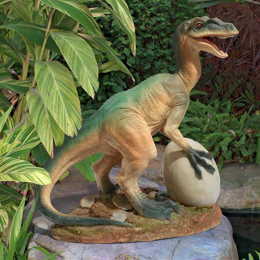 The Egg Beater Raptor Dinosaur Statue