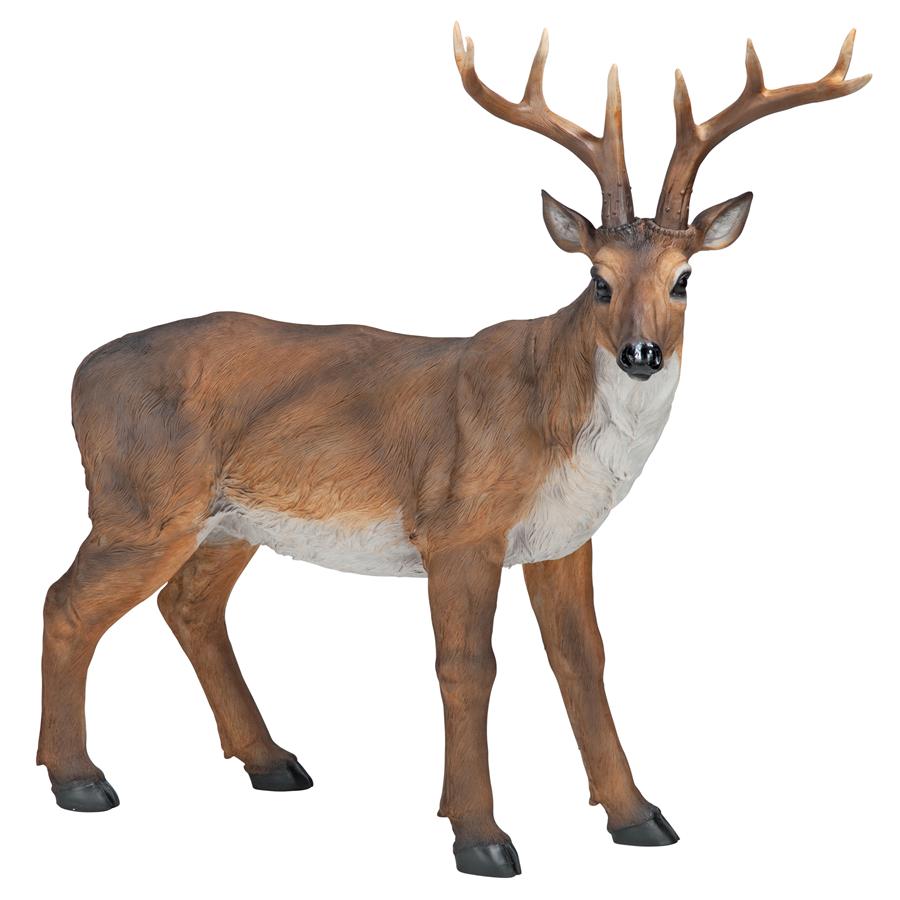 Big Rack Buck Deer Statue