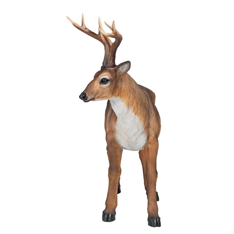 Big Rack Buck Deer Statue