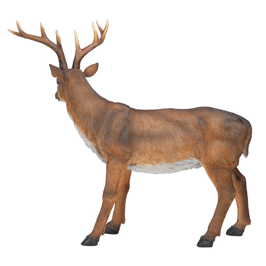 Big Rack Buck Deer Statue