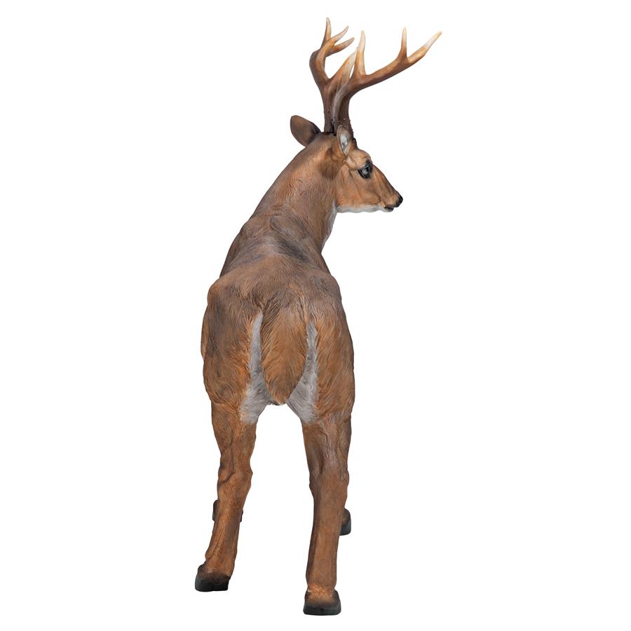 Big Rack Buck Deer Statue