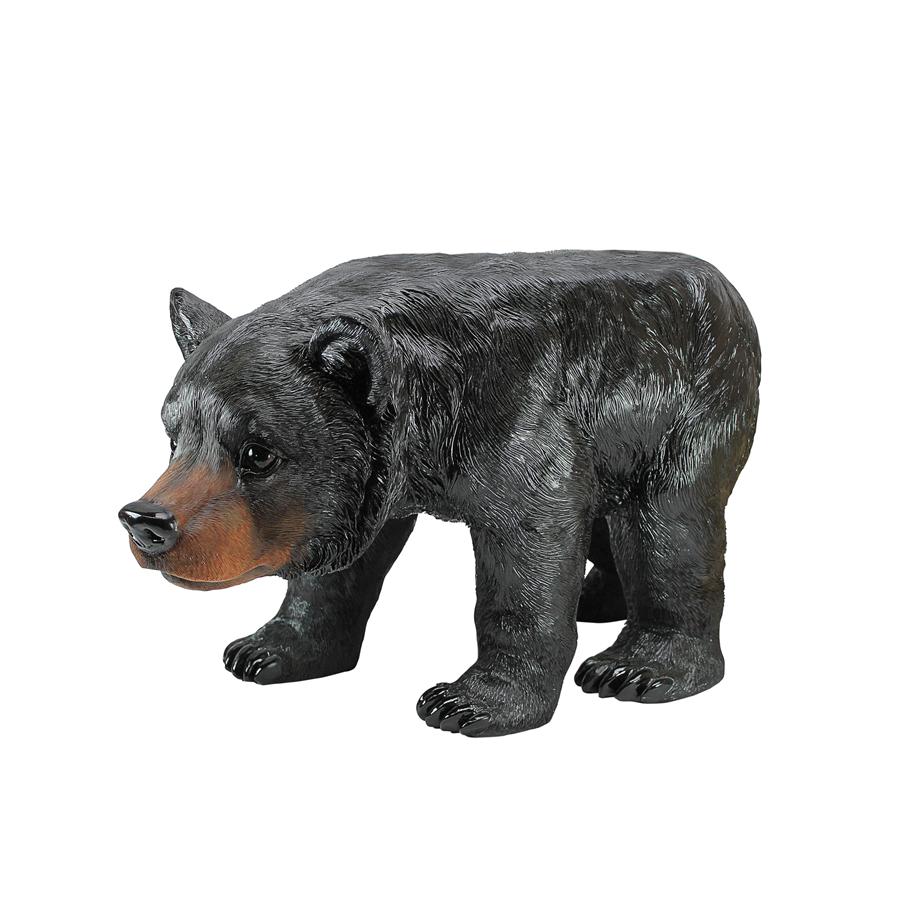 Black Bear Sculptural Stool