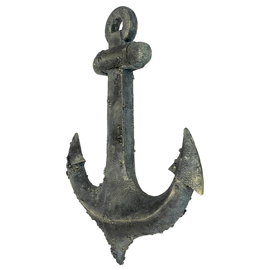 Ahoy There Maritime Anchor Wall Sculpture: Each