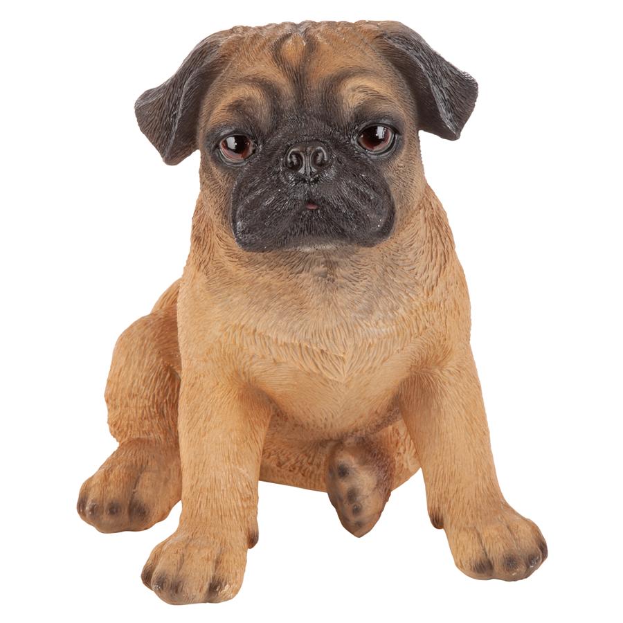 Pug Puppy Partner Collectible Dog Statue