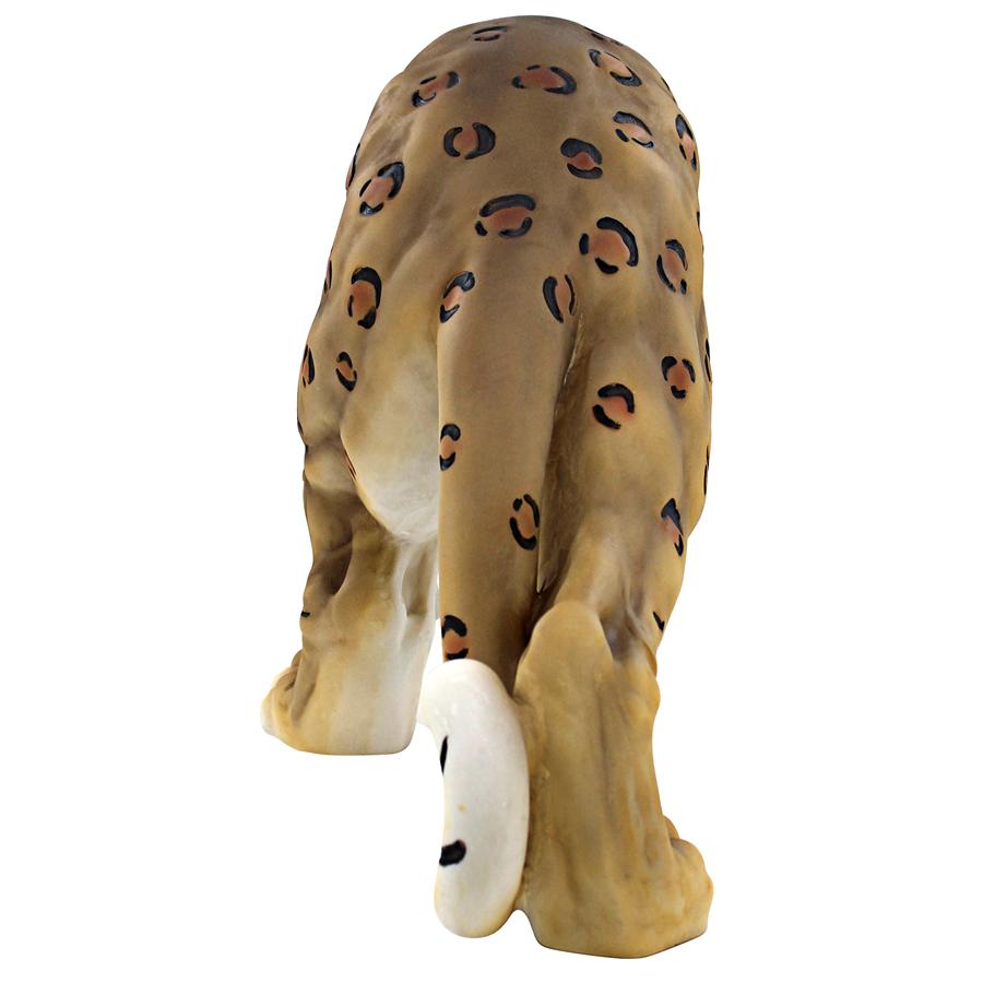 Silent Pursuer Spotted Leopard Garden Statue