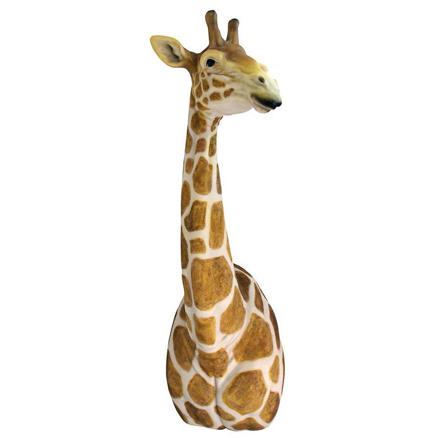 African Savanna Giraffe Wall Sculpture