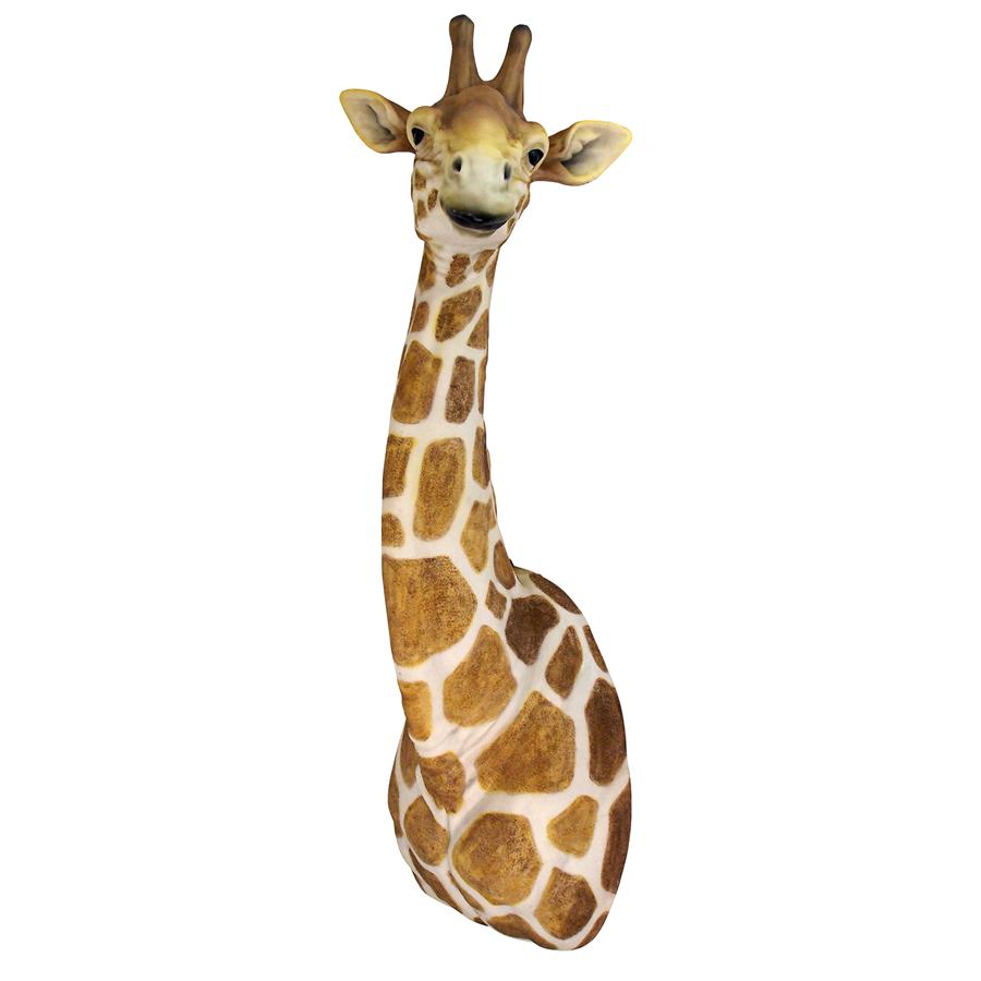 African Savanna Giraffe Wall Sculpture