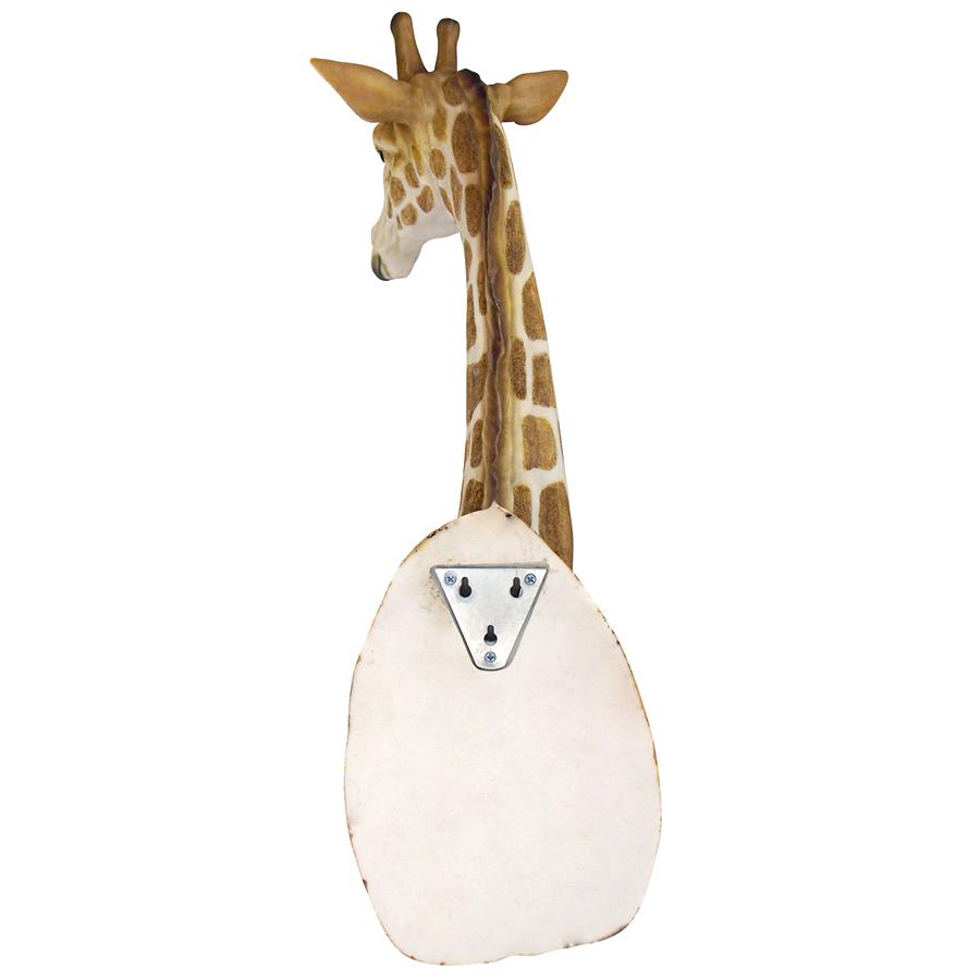 African Savanna Giraffe Wall Sculpture