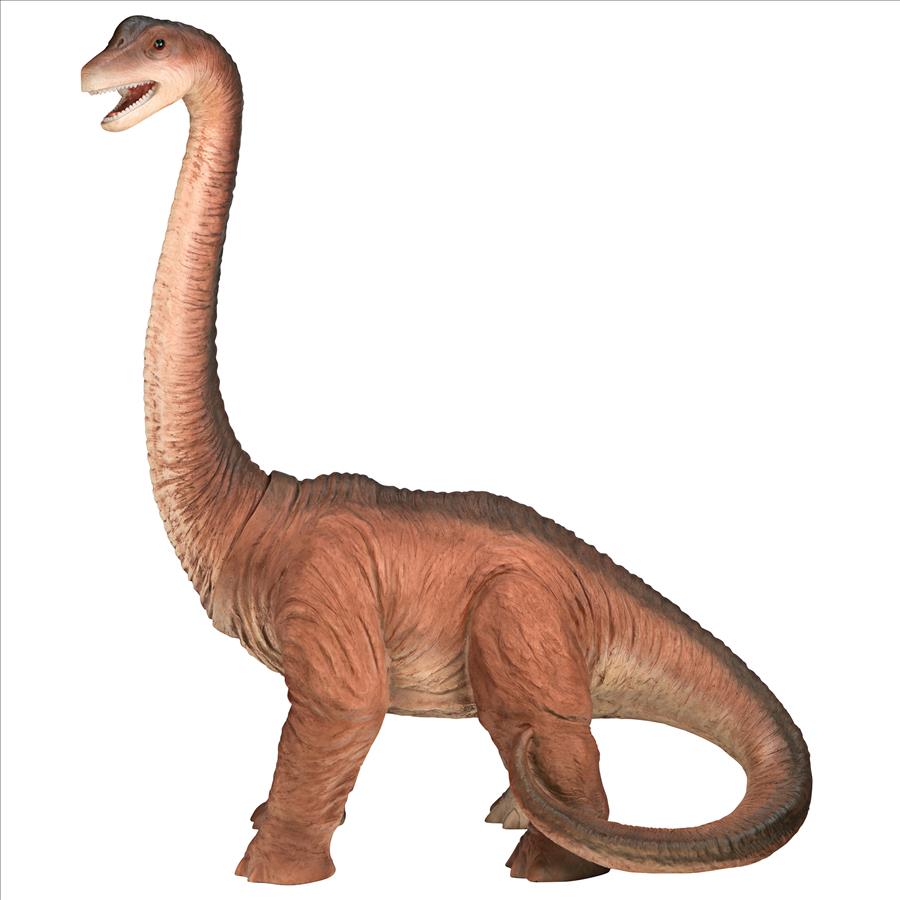 Scaled Jurassic Brachiosaurus Dinosaur Statue