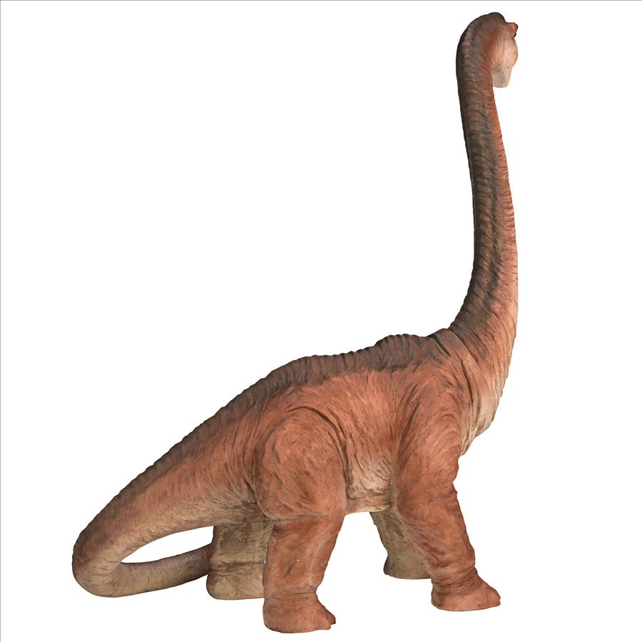 Scaled Jurassic Brachiosaurus Dinosaur Statue