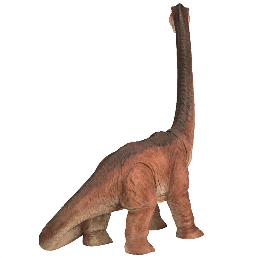 Scaled Jurassic Brachiosaurus Dinosaur Statue