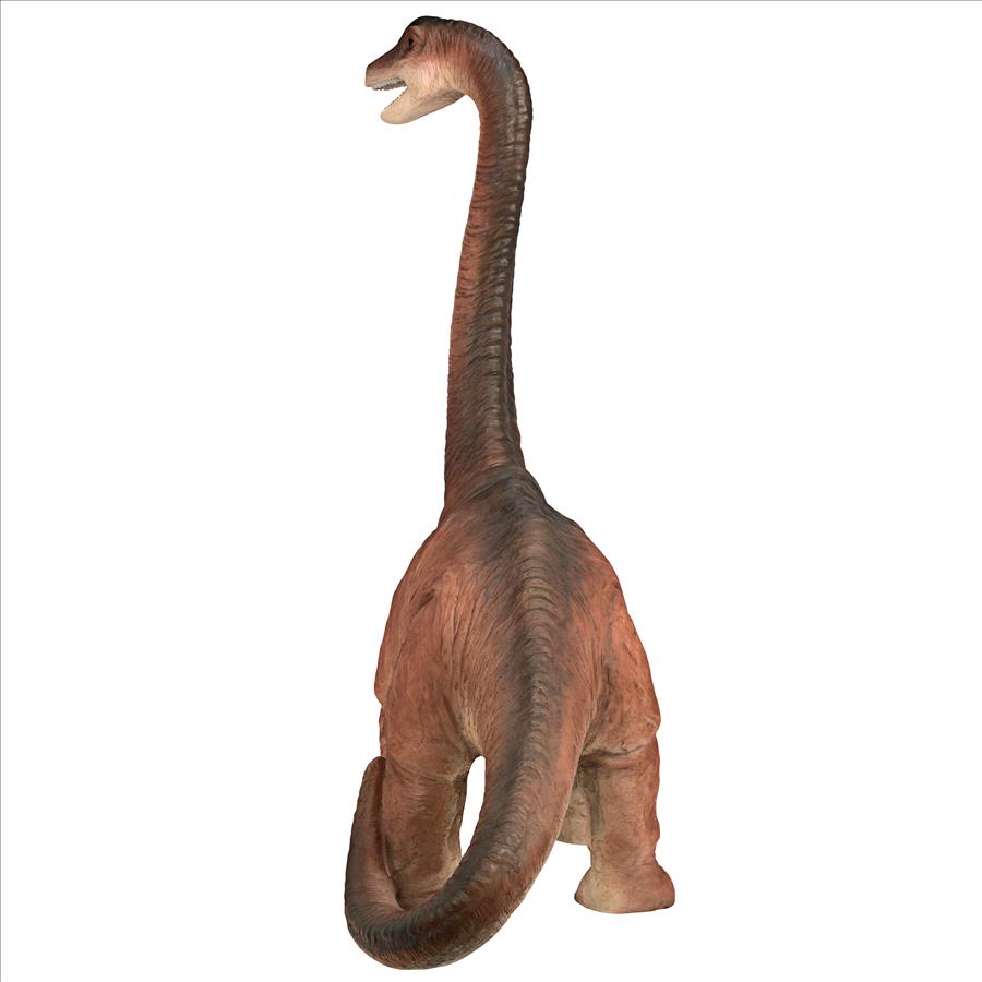 Scaled Jurassic Brachiosaurus Dinosaur Statue