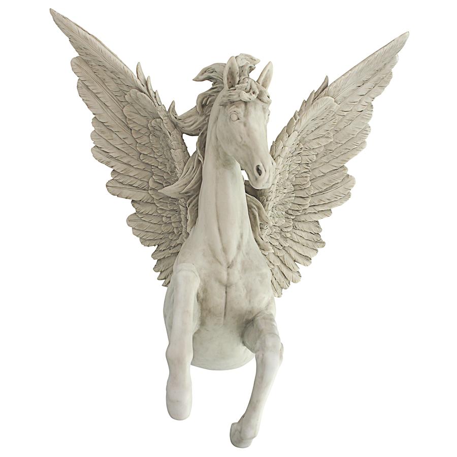 Divine Pegasus Winged Stallion Wall Sculpture