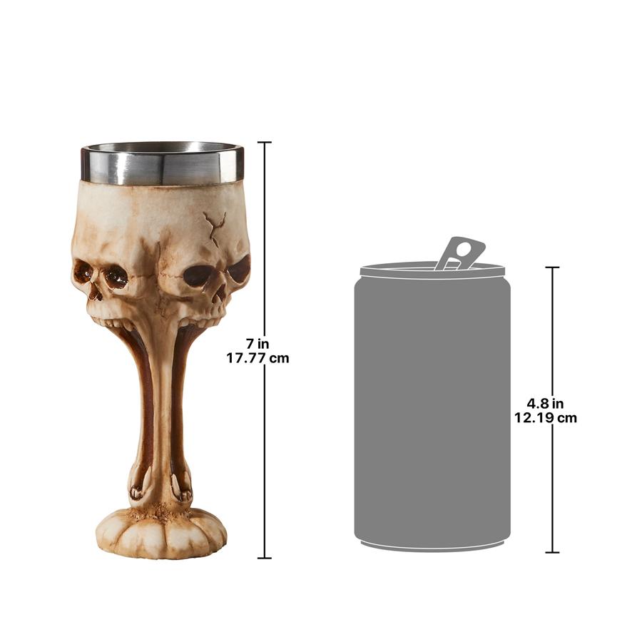 Gothic Scare Skull Goblet