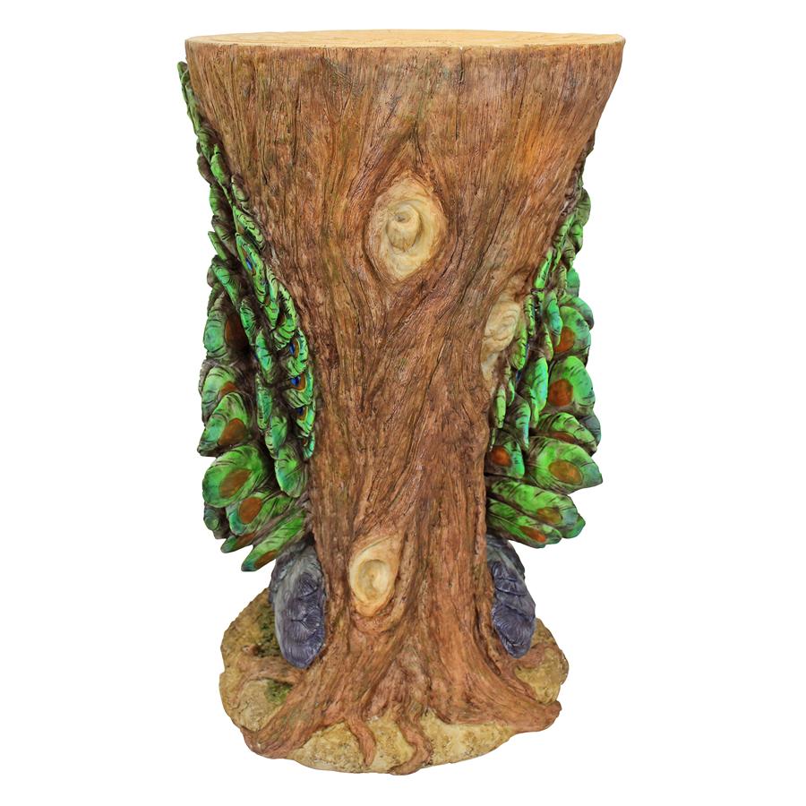 Provocative Peacock Sculptural Garden Table