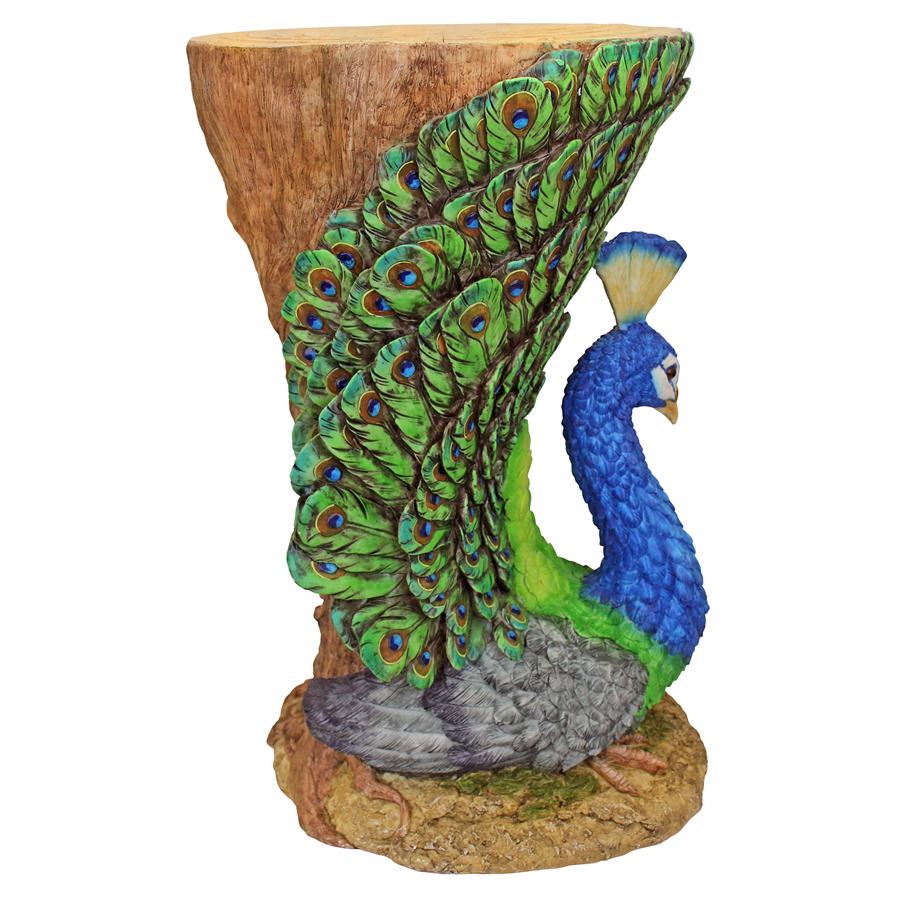 Provocative Peacock Sculptural Garden Table