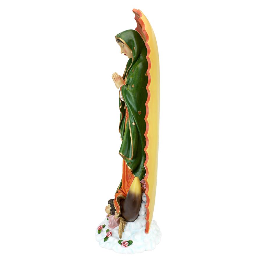 The Virgin of Guadalupe Religious Statue: Large