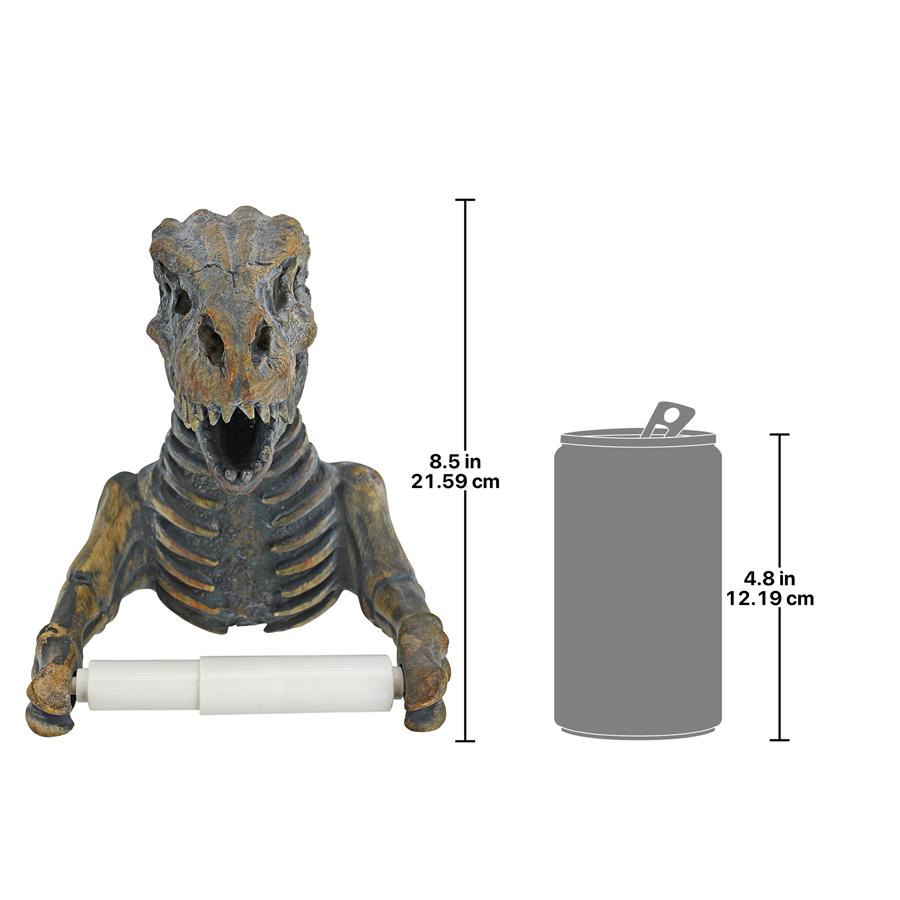 T. Rex Dinosaur Skeleton Bathroom Toilet Paper Holder