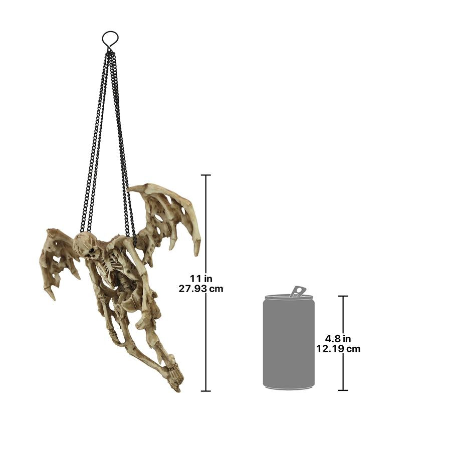 Suspending Death Gothic Hanging Skeleton Sculpture