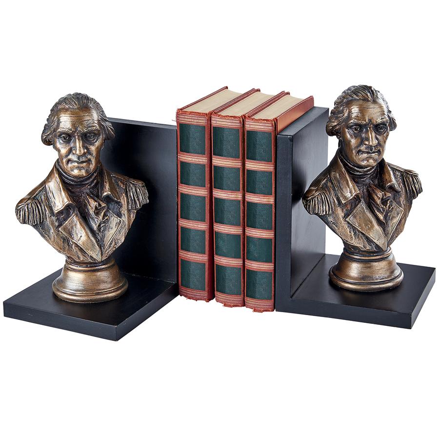 George Washington American Statesman Sculptural Bookends