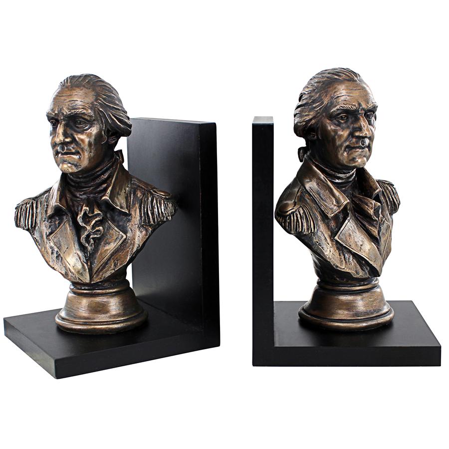 George Washington American Statesman Sculptural Bookends