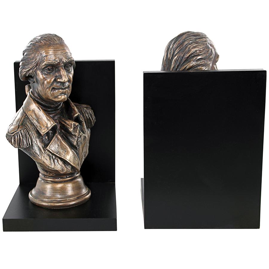 George Washington American Statesman Sculptural Bookends