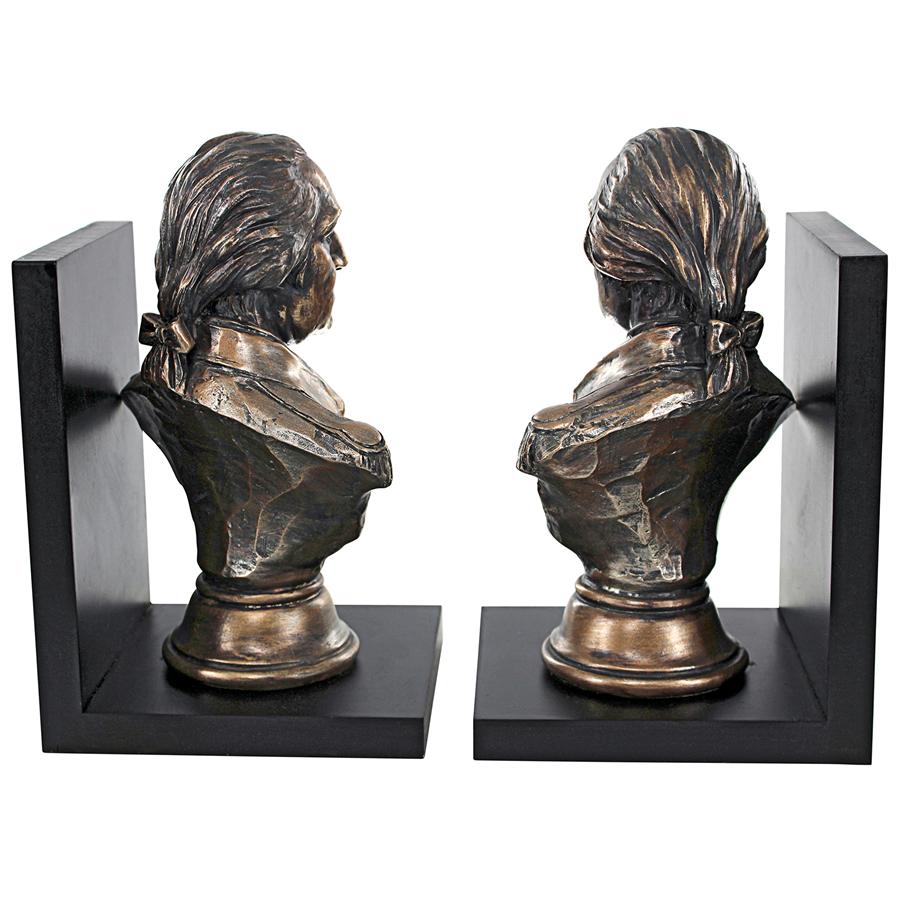 George Washington American Statesman Sculptural Bookends