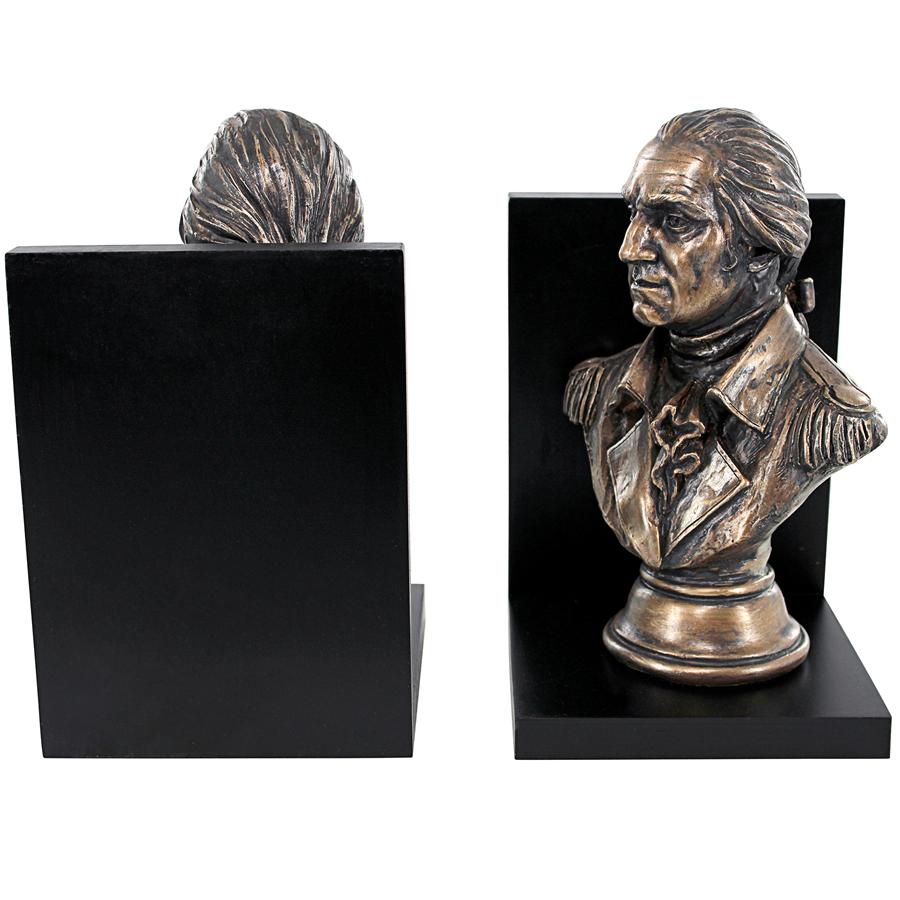 George Washington American Statesman Sculptural Bookends