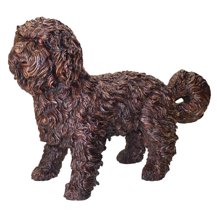 Rusty the Dog Cast Bronze Garden Statue