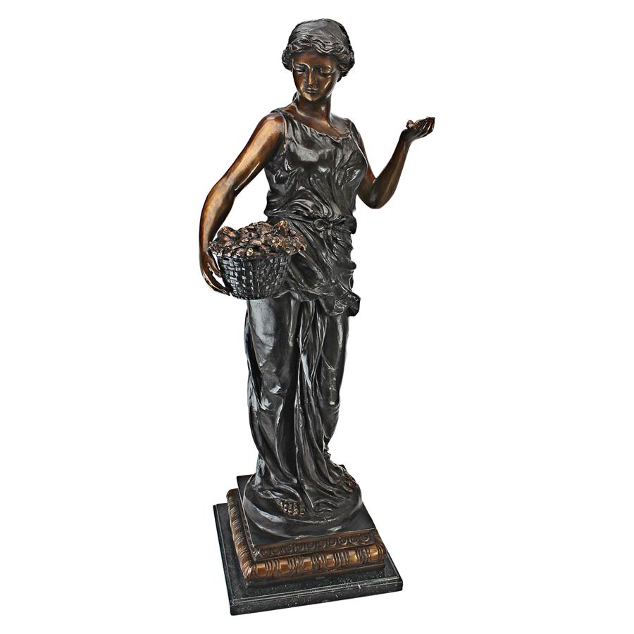 Goddess of Nature Cast Bronze Garden Statue