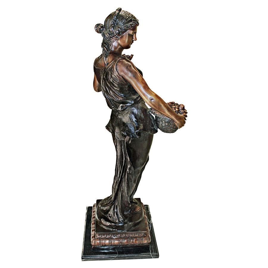 Goddess of Nature Cast Bronze Garden Statue