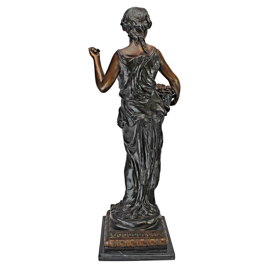 Goddess of Nature Cast Bronze Garden Statue