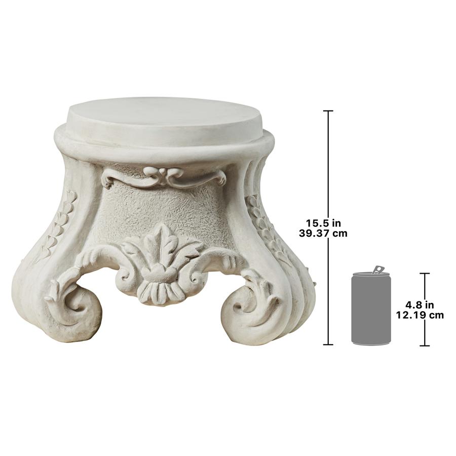 Rococo Sculptural Plinth Display Pedestal