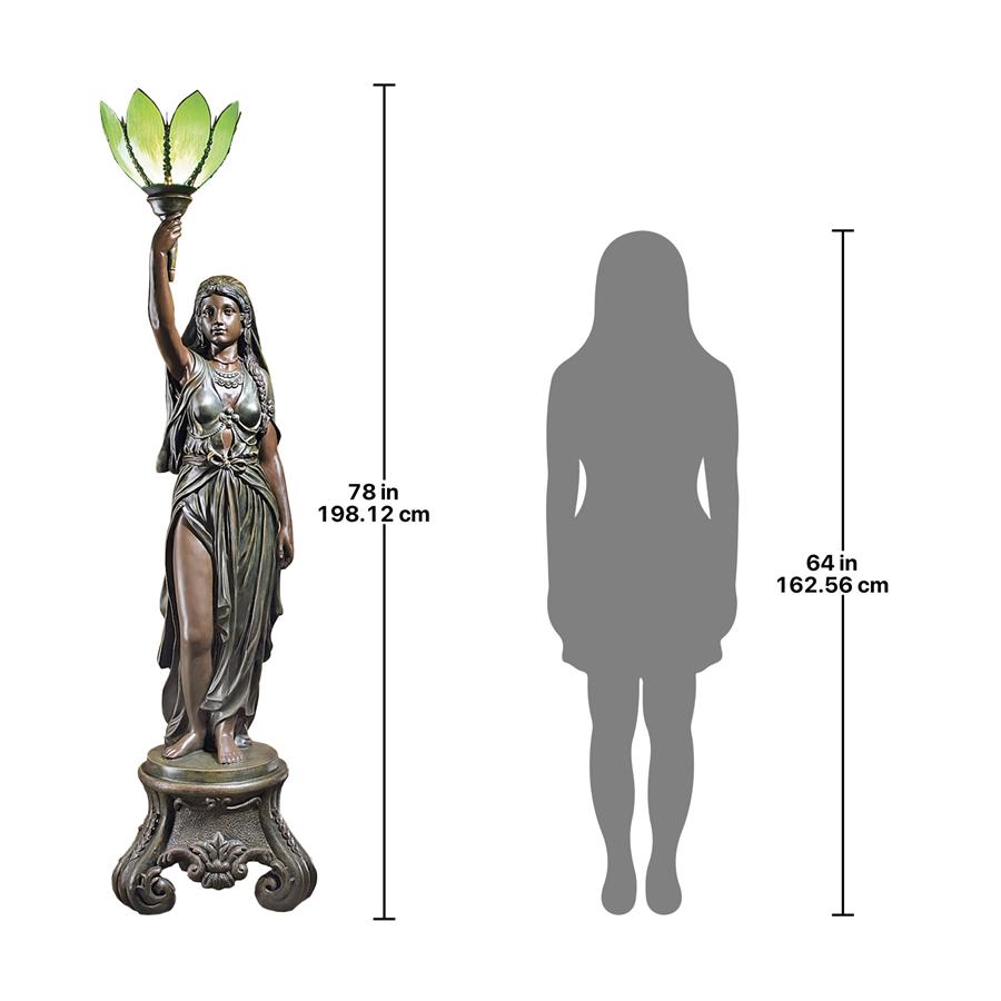 Electra, Maiden of Light Sculptural Floor Lamp