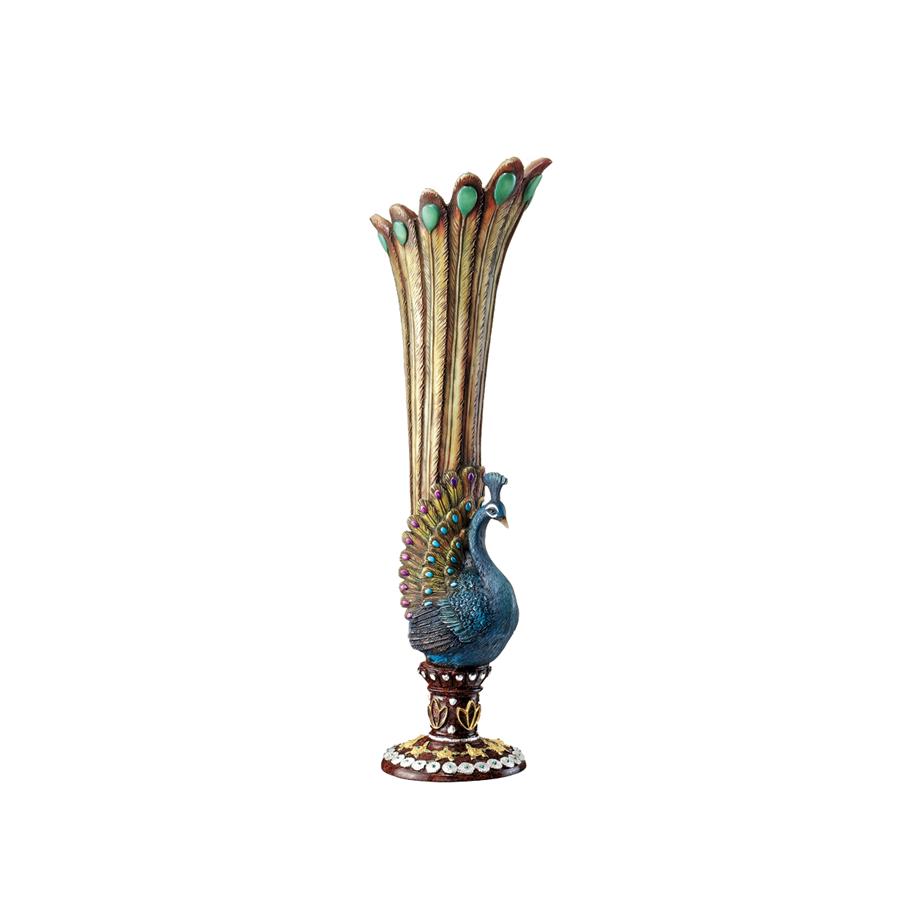 Peacock Flower Bud Vase: Each