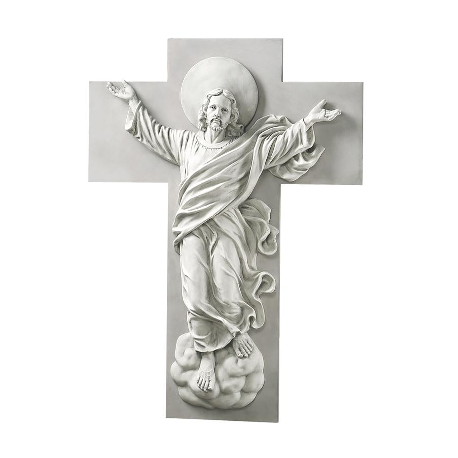 He is Risen Christ Ascension Wall Sculpture