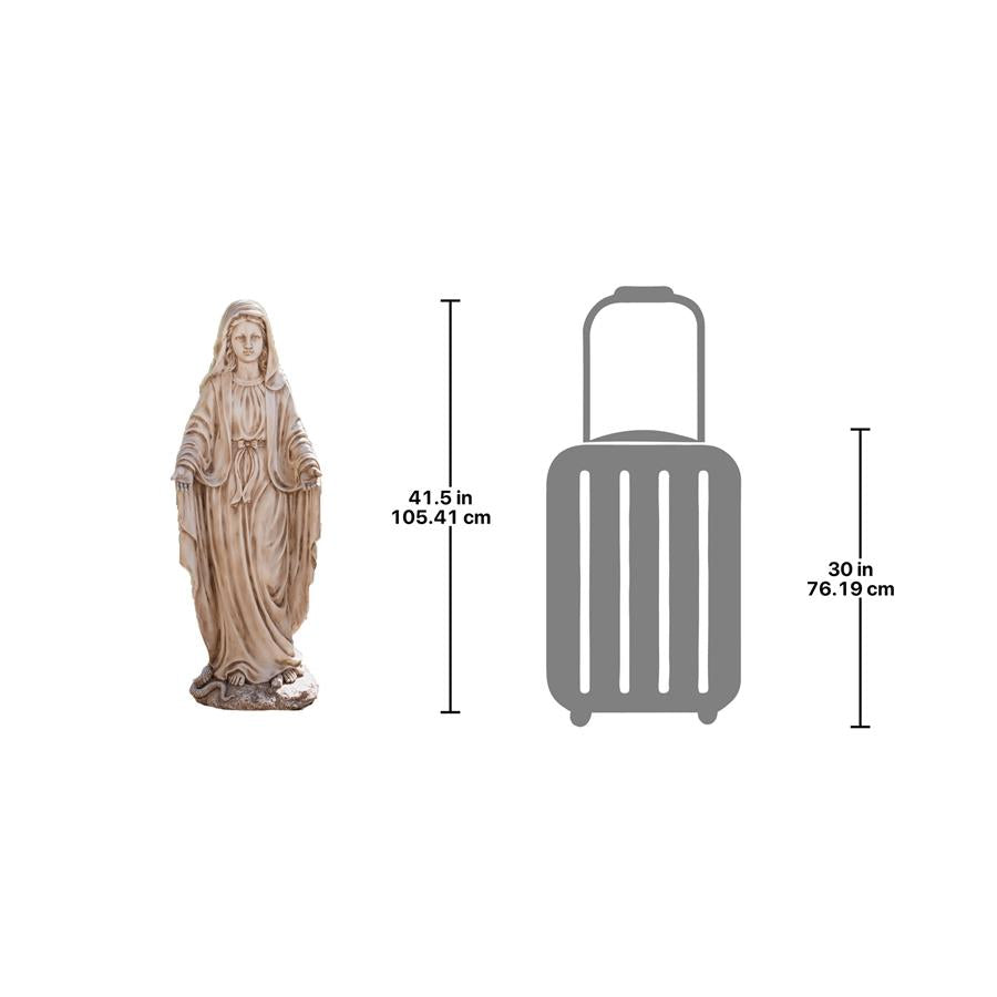 Madonna, Blessed Mother Large-Scale Garden Statue