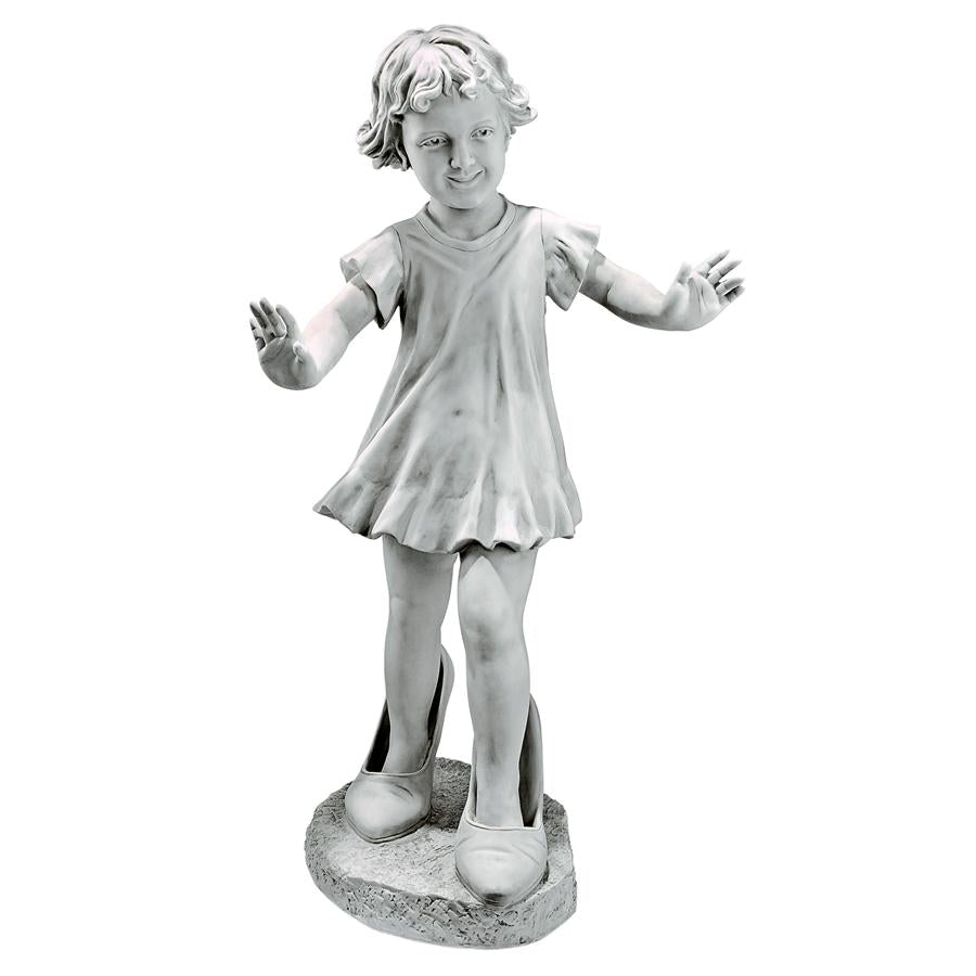 Hillary in Heels Garden Girl Statue