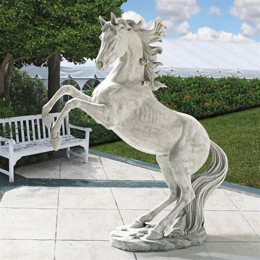 Unbridled Power Equestrian Horse Statue: Life Size