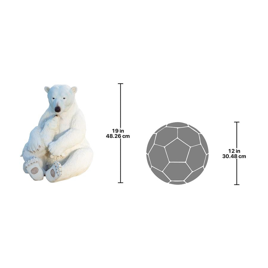 The Polar Bear Pair Statue